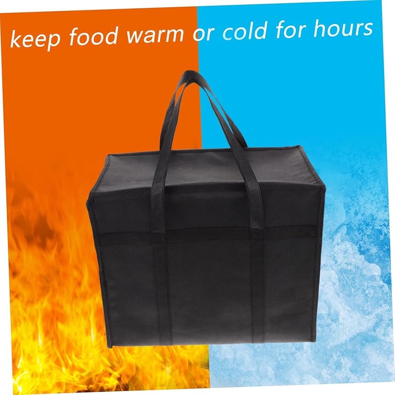 Large Insulated Cooler Bag For Food Storage Picnics Lunches High Thermal Grocery Shopping - Image 4
